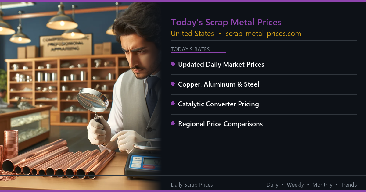 Scrap Metal Prices | Today's Market Rates
